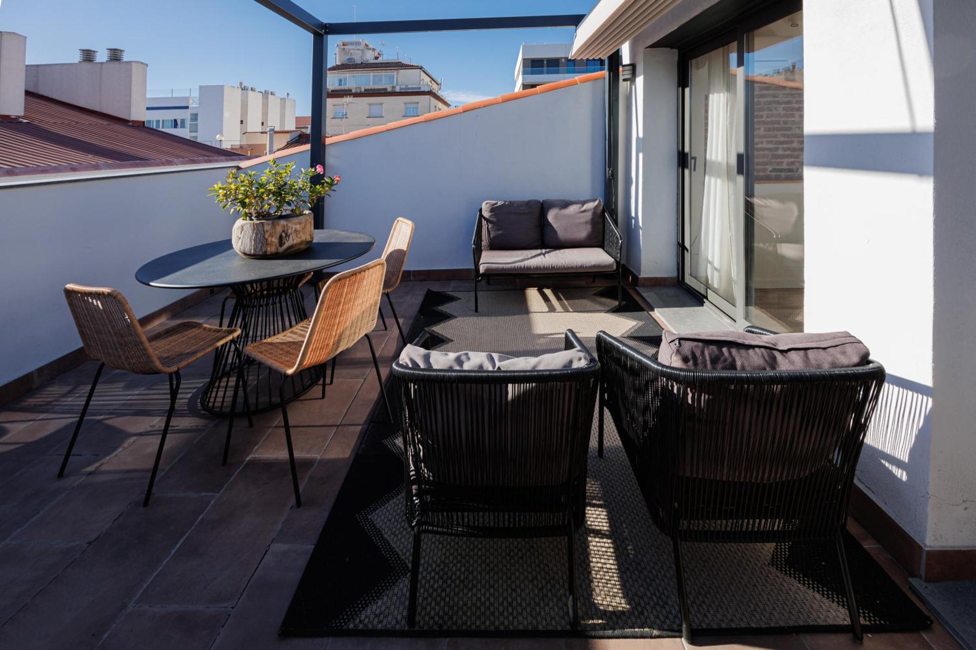 Atico Duplex Playa Area Barcelona Con Spa Exterior Montgat Extérieur photo